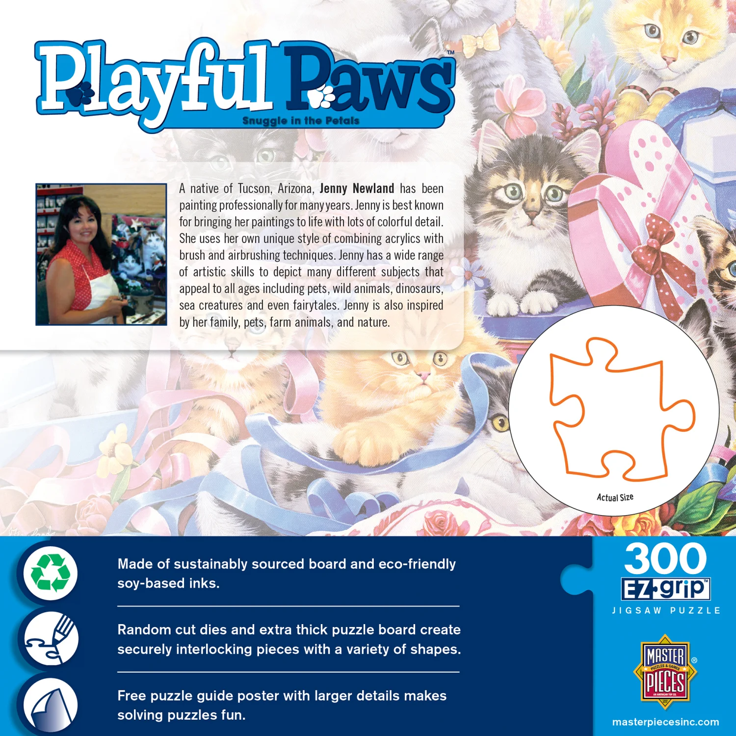 Playful Paws - Snuggle in the Petals