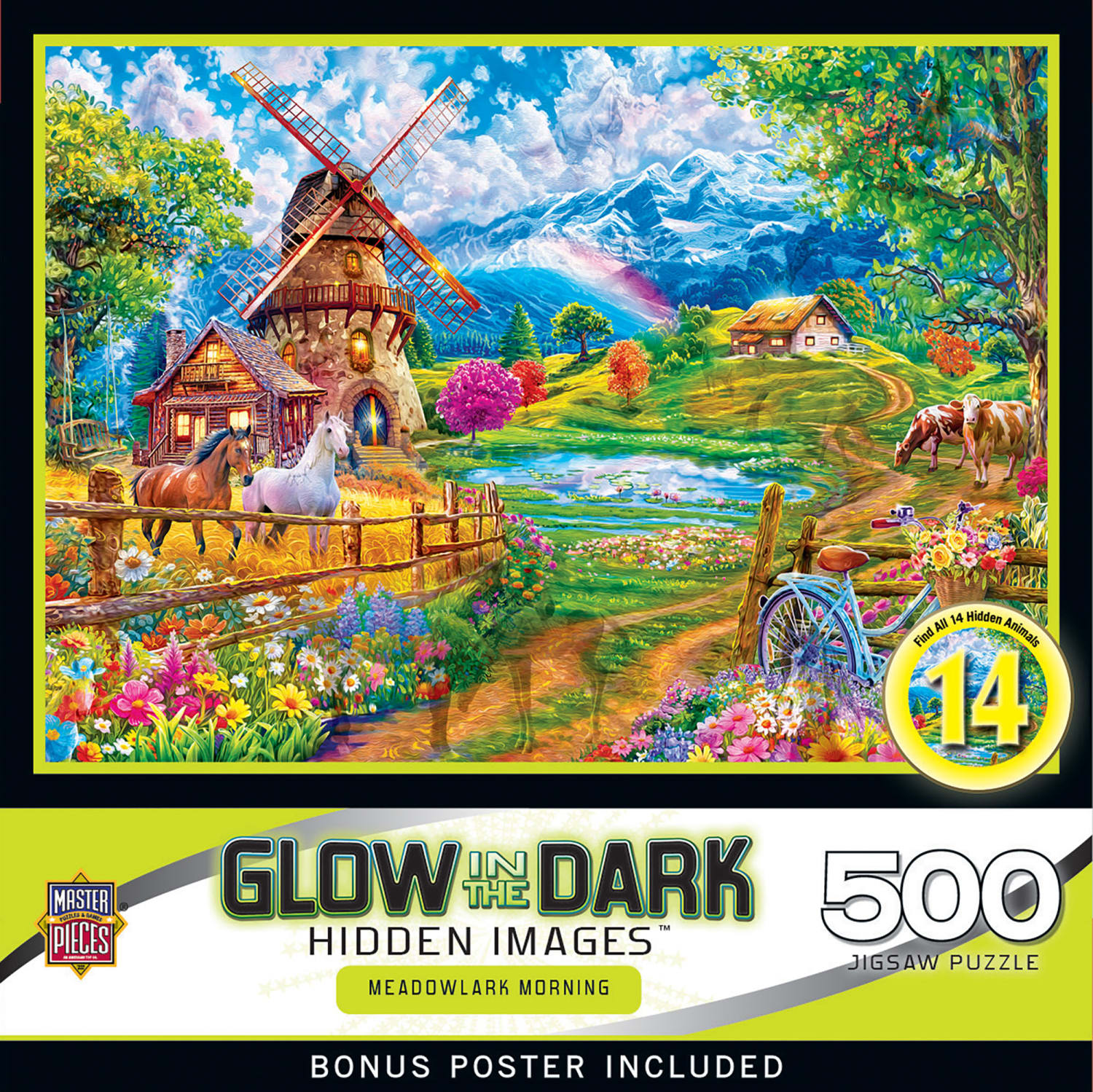 Hidden Images Glow In The Dark - Meadowlark Morning  Farm