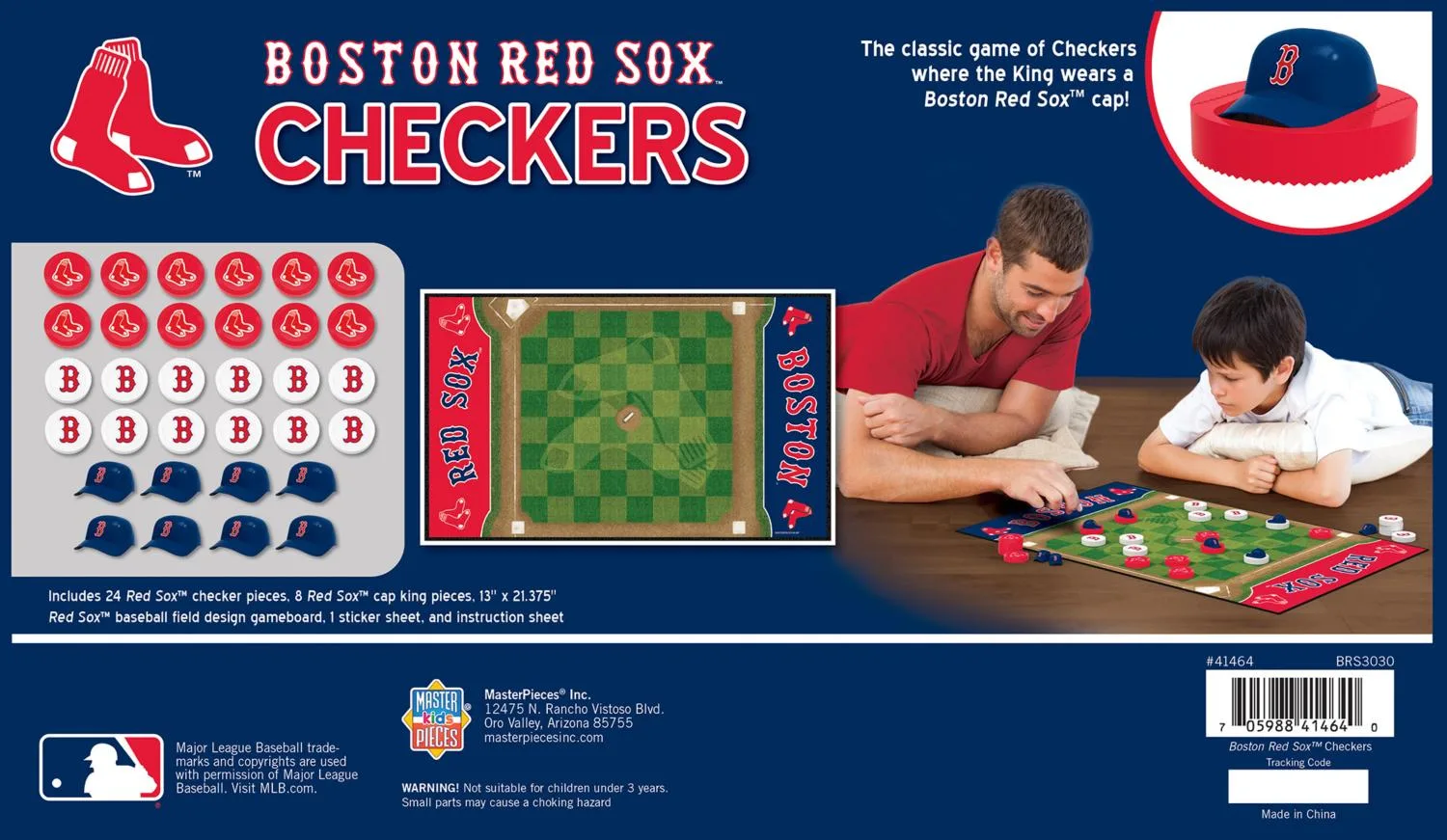 Boston Red Sox Checkers