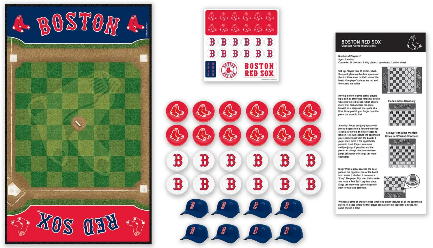 Boston Red Sox Checkers