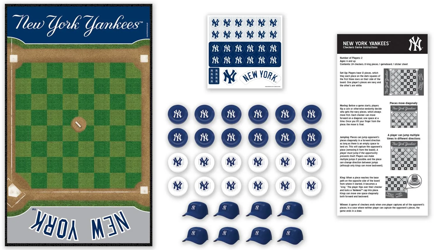 New York Yankees Checkers - Scratch and Dent