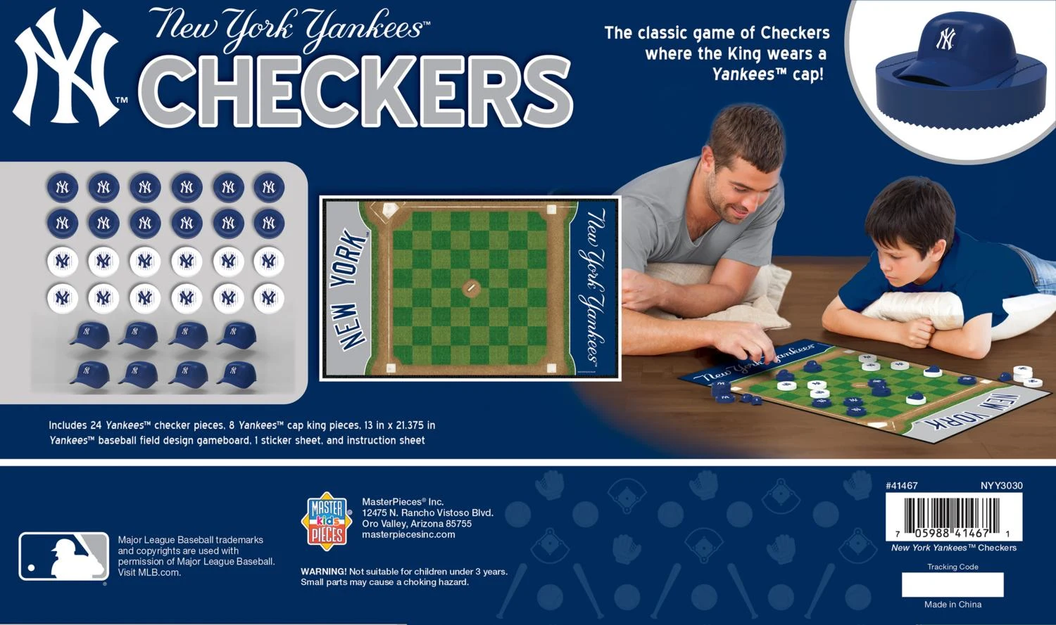 New York Yankees Checkers - Scratch and Dent