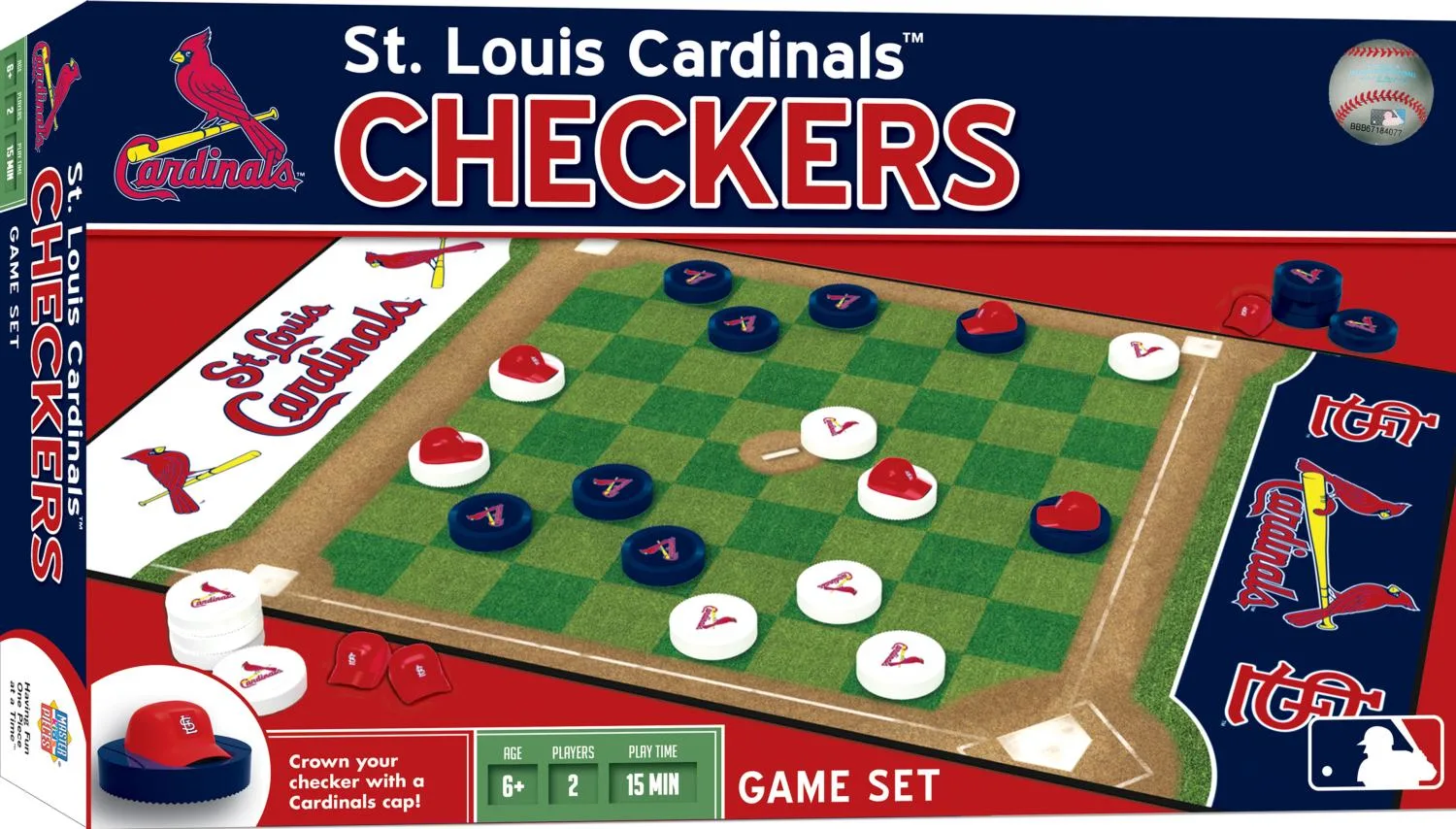 St. Louis Cardinals MLB Checkers
