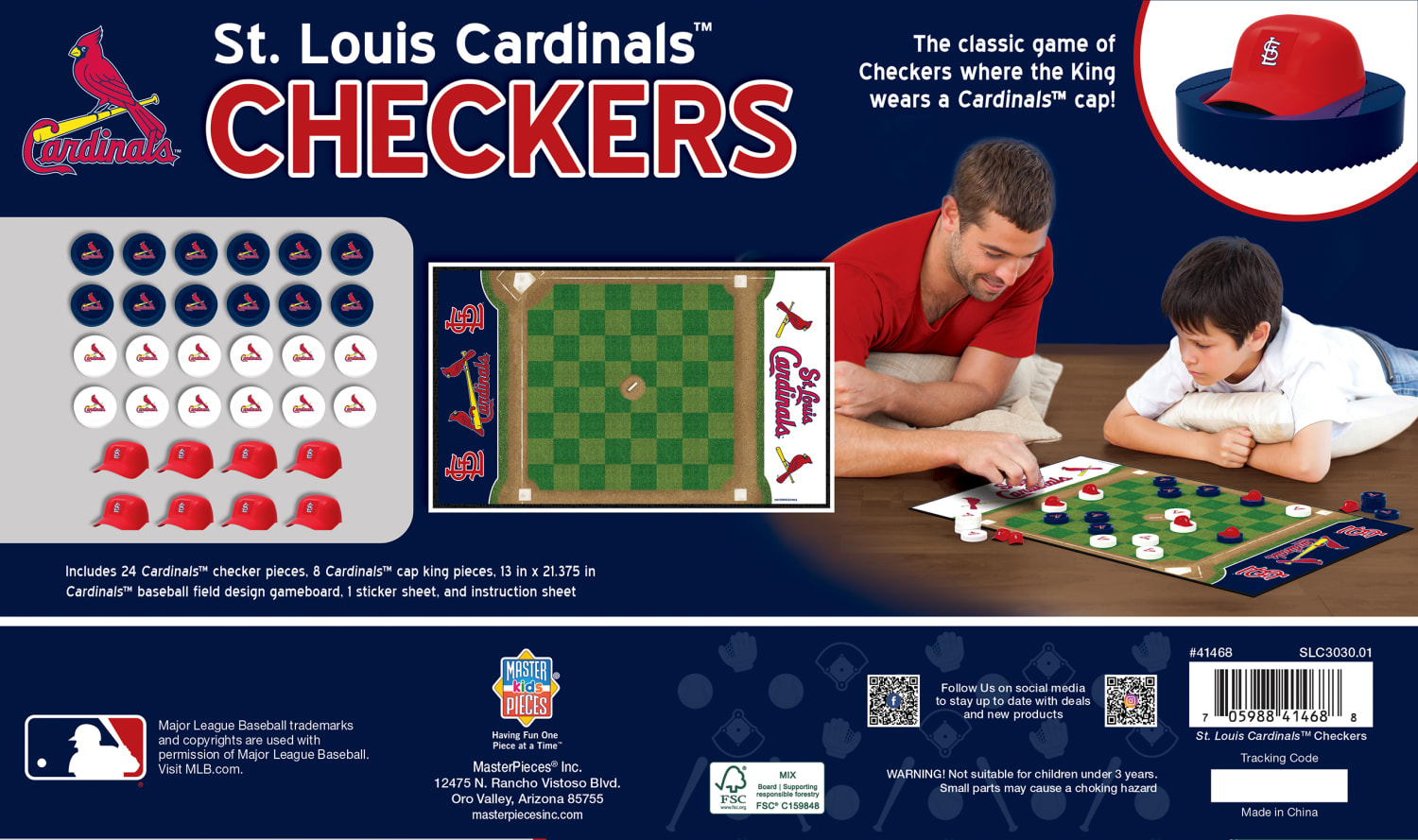 MLB Checkers - St. Louis Cardinals
