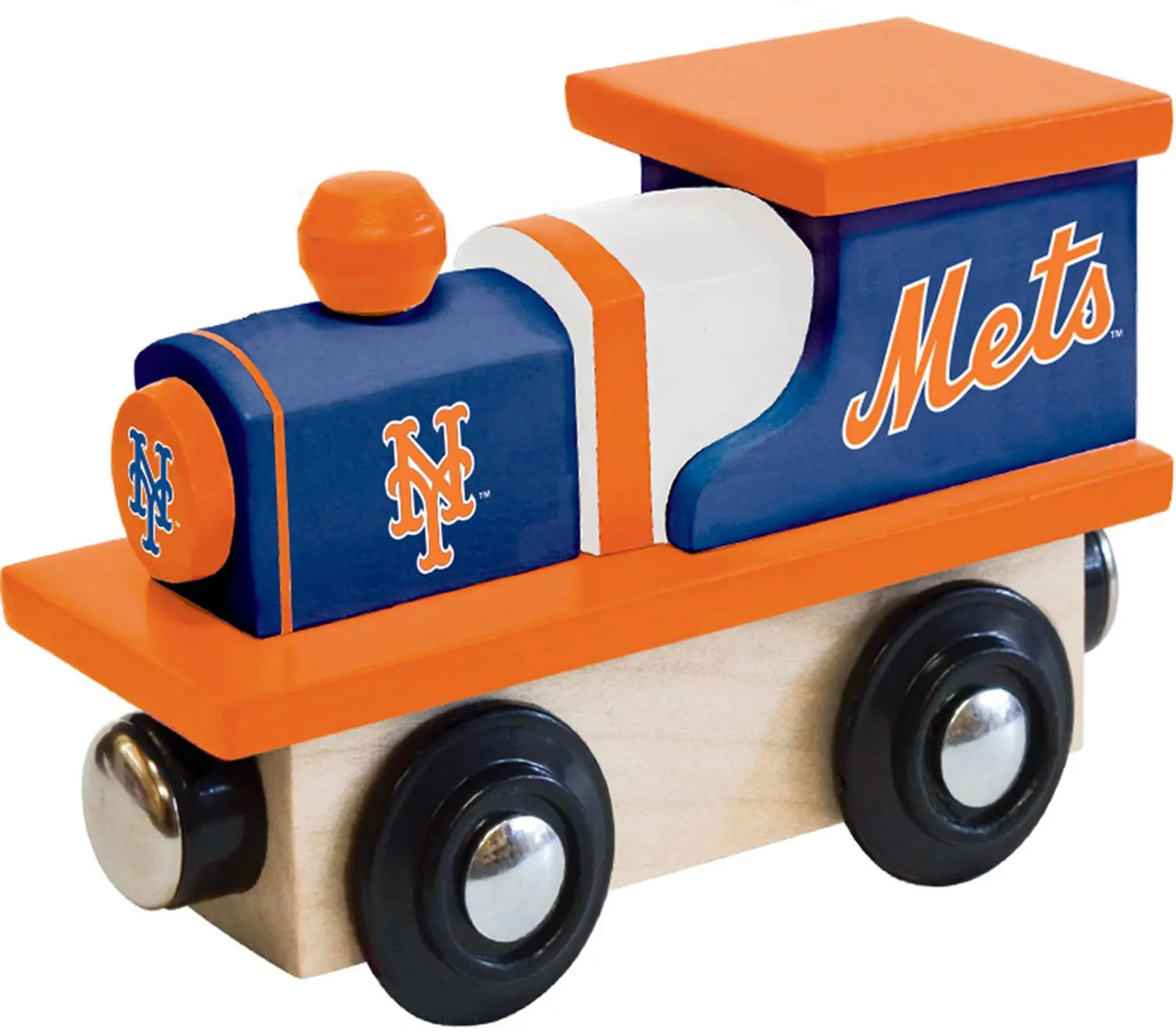 New York Mets Wood Train Engine