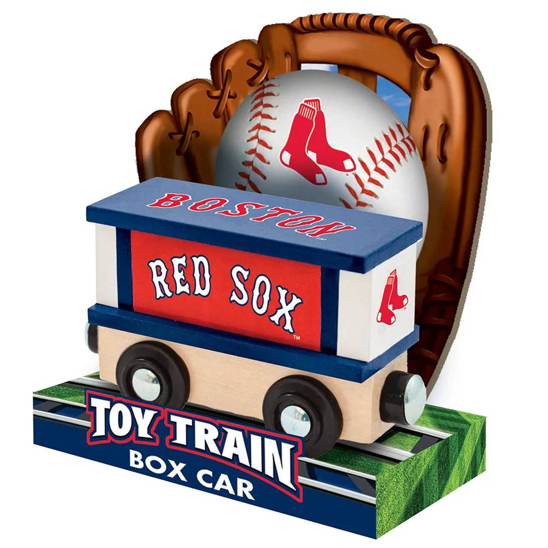 Boston Red Sox MLB Wood Box Train Car