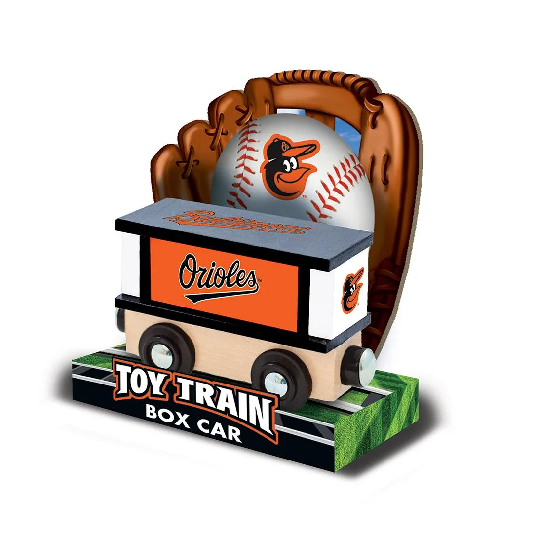 Baltimore Orioles MLB Wood Box Train Car