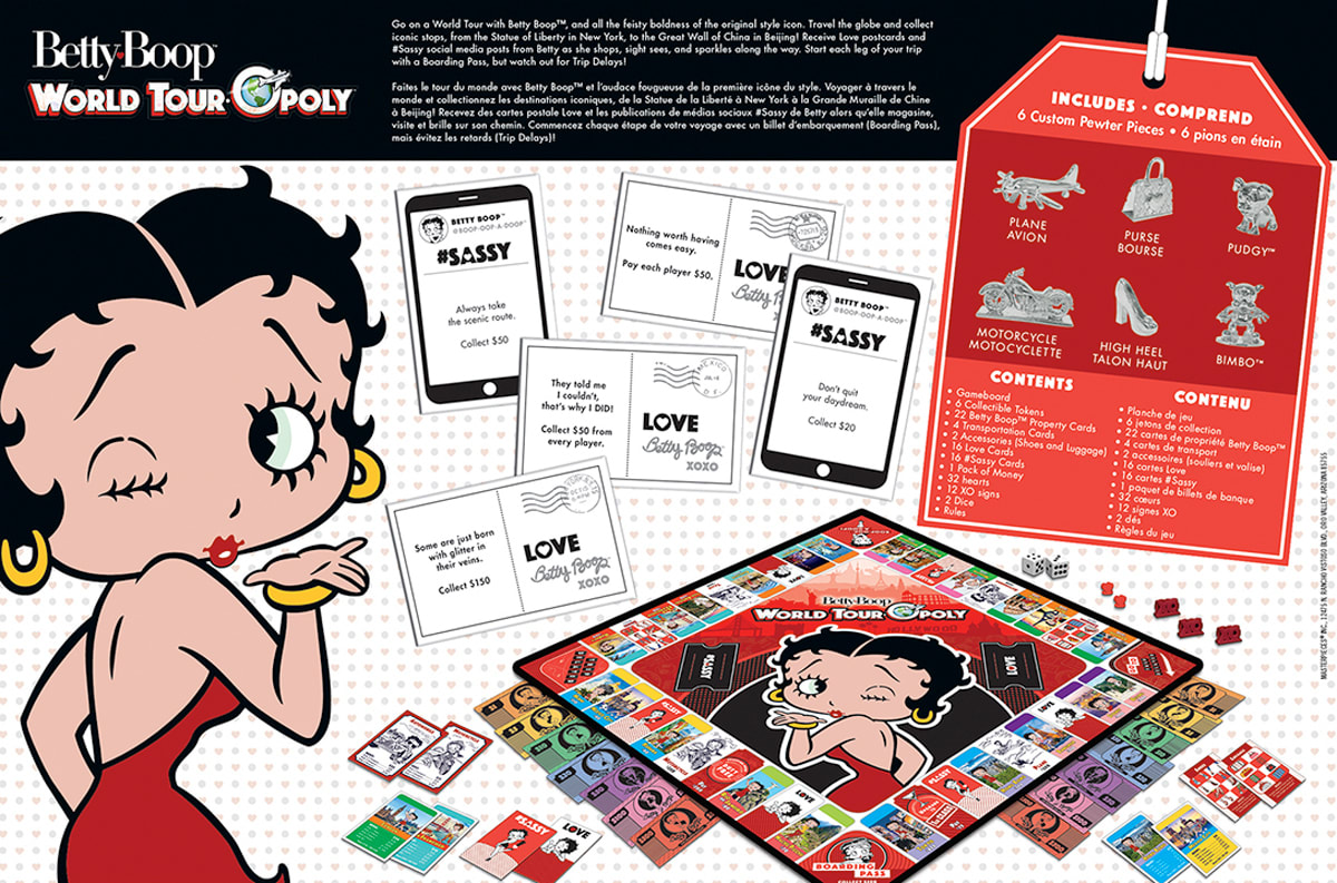 Betty Boop World Tour Opoly - Scratch and Dent