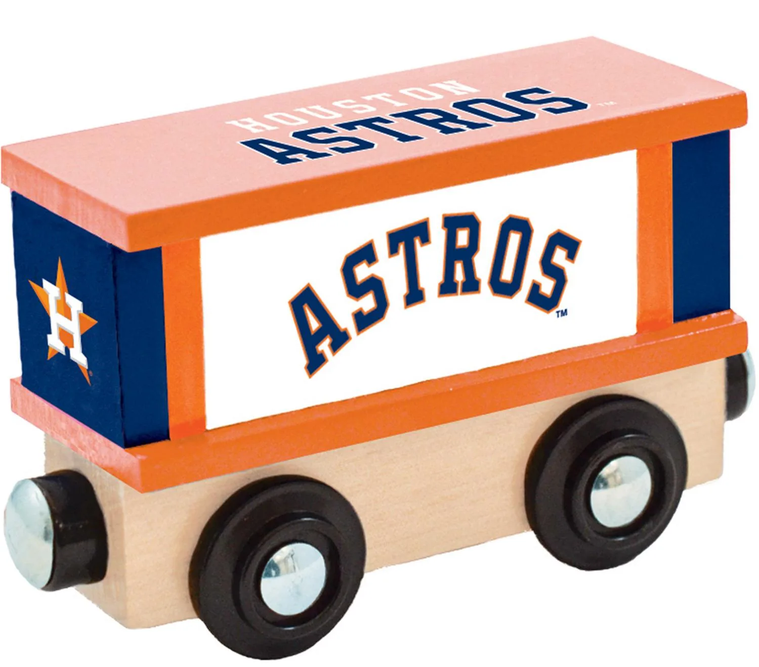 Houston Astros Wood Train Box Car