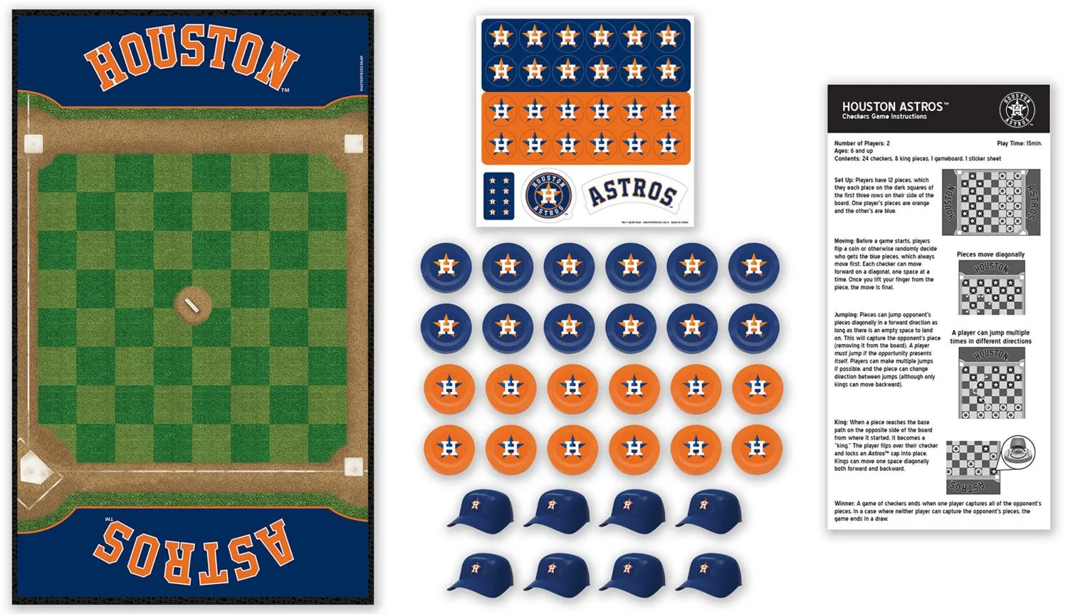 Houston Astros Checkers