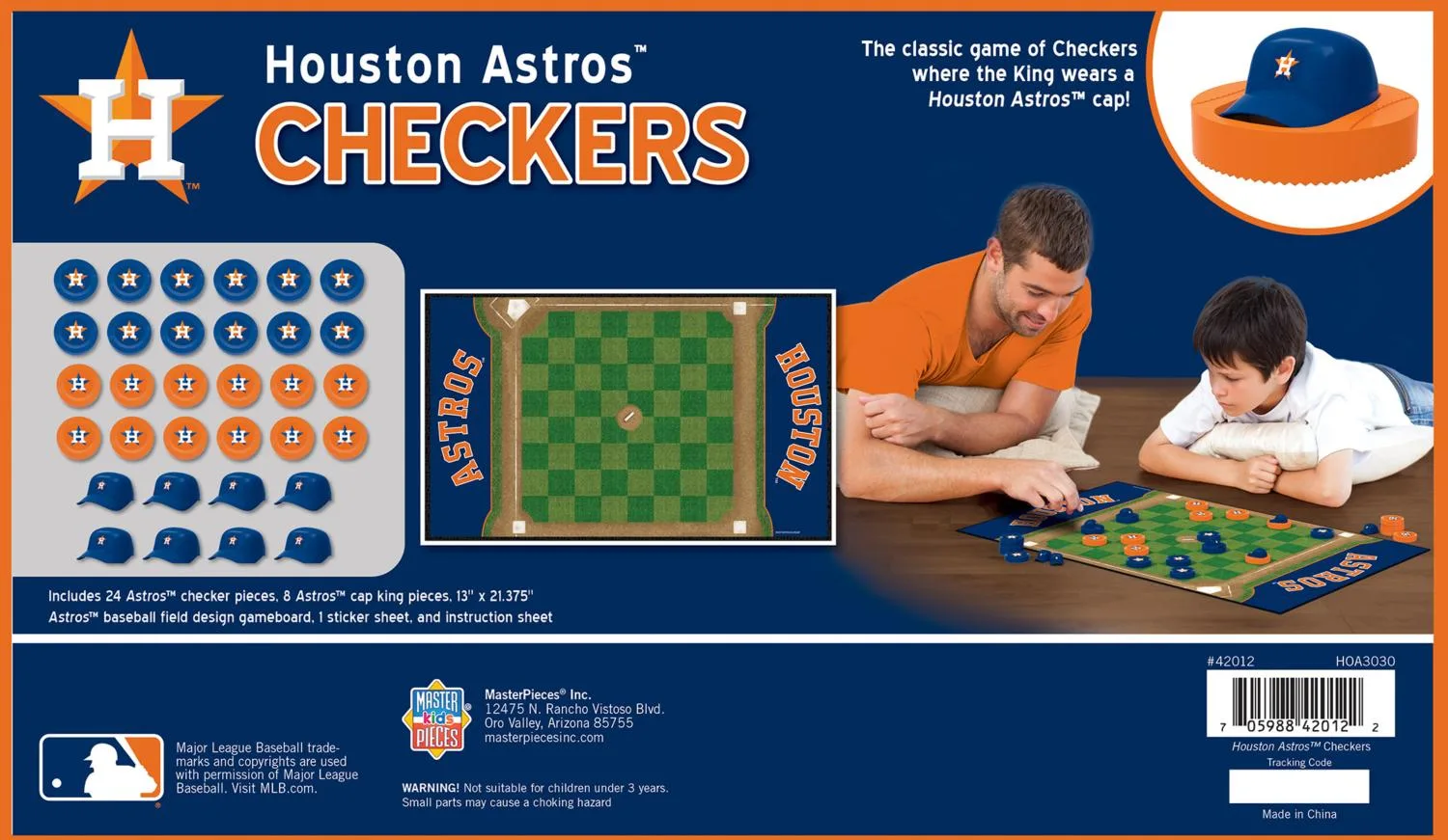 Houston Astros Checkers