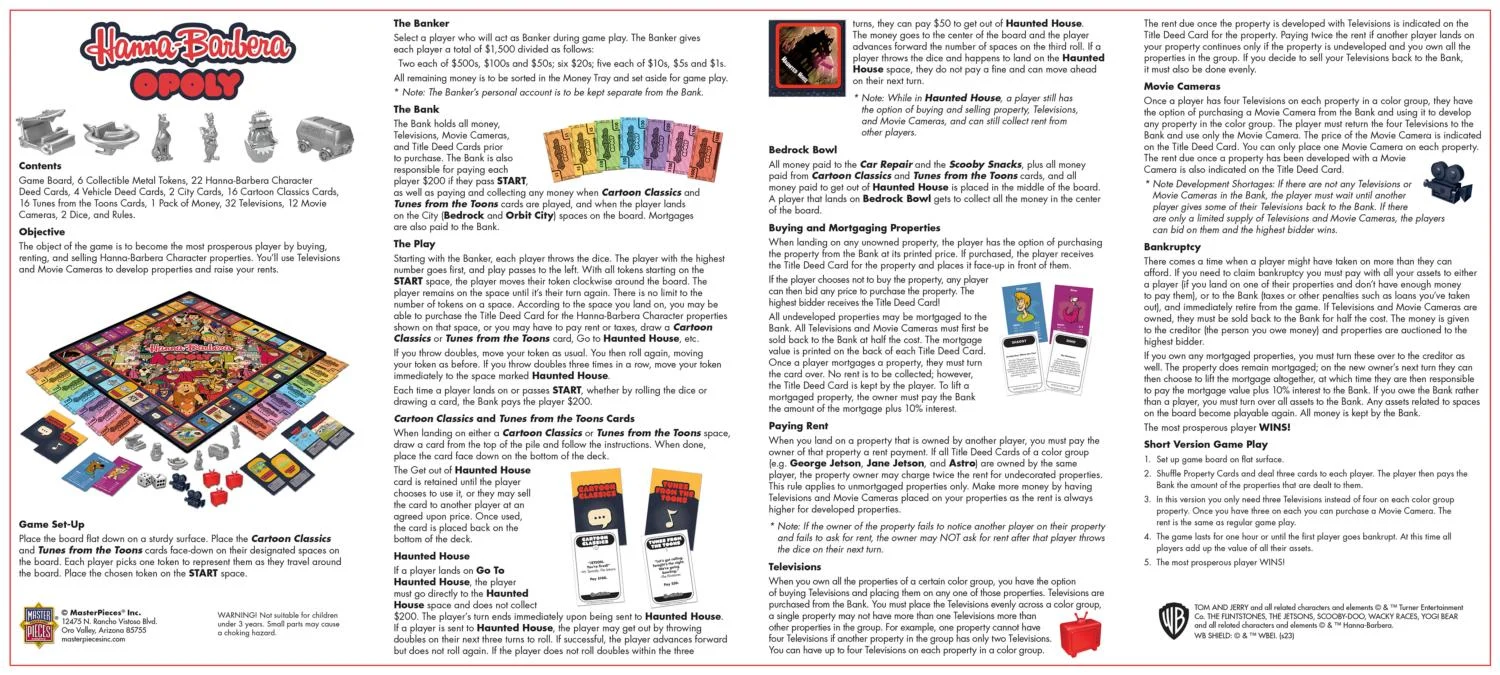 Hanna-Barbera Opoly