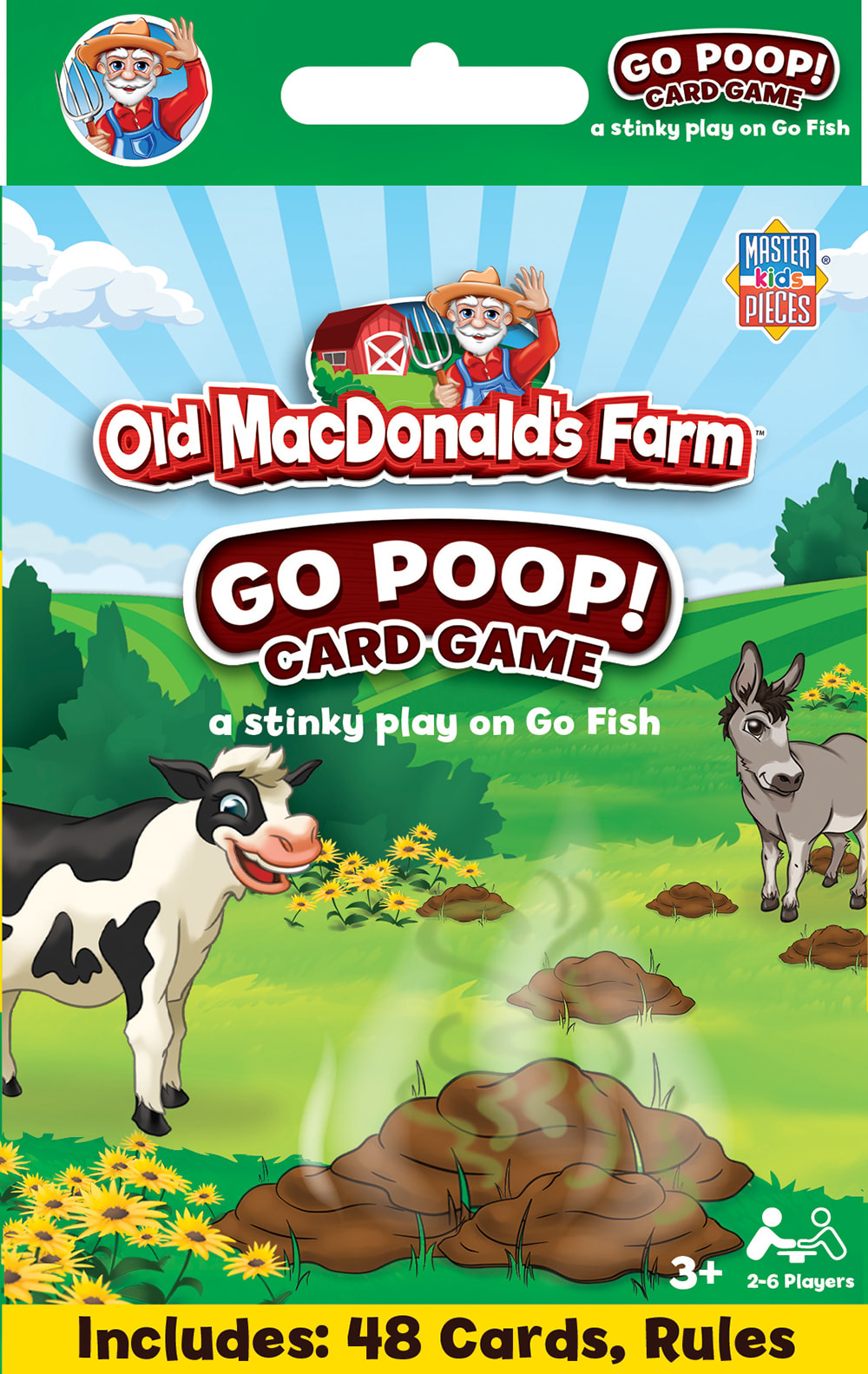 Old MacDonald's Farm Go Poop! Card Game