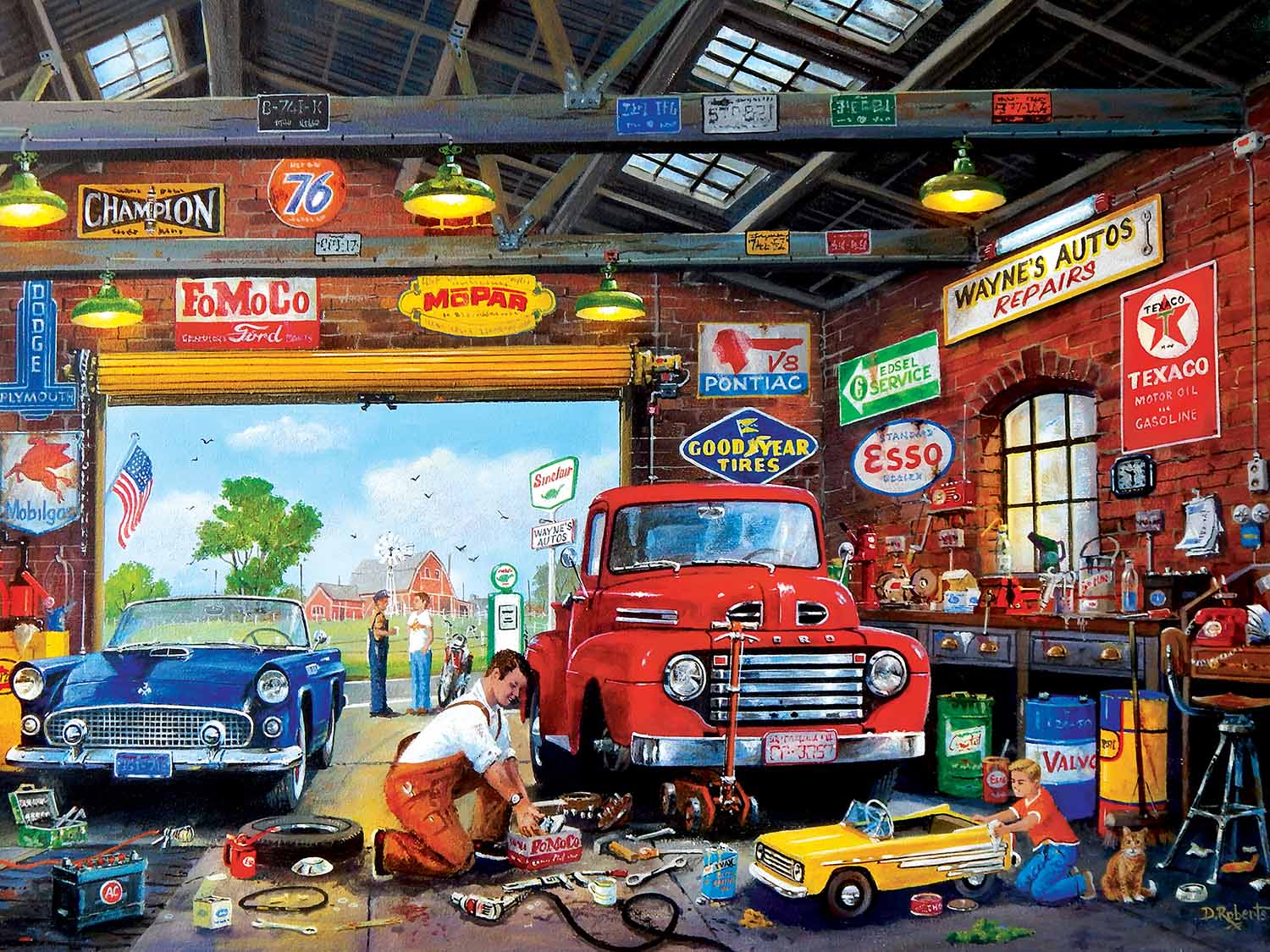 Wheels - Wayne's Garage  Vehicles Jigsaw Puzzle