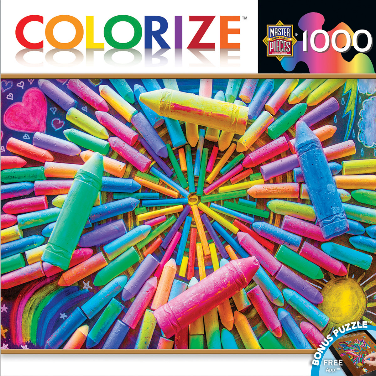 Colors of Childhood (Colorize) Collage Jigsaw Puzzle