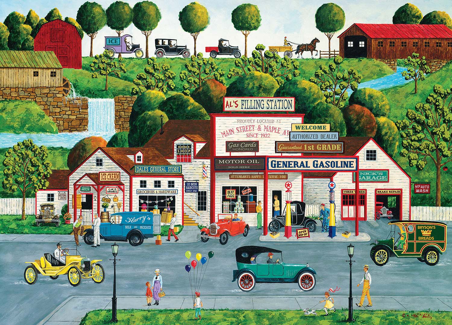 The Old Filling Station Landscape Jigsaw Puzzle