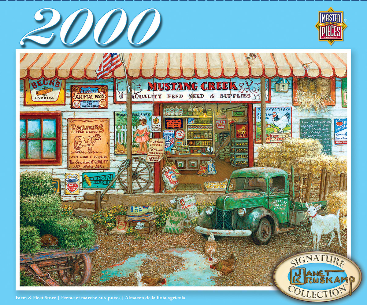 Farm & Fleet Store Farm Jigsaw Puzzle