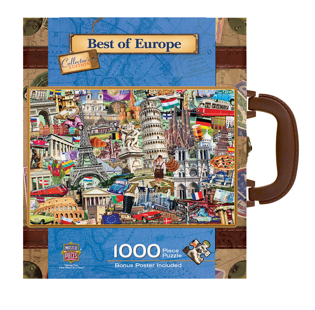Best of Europe Landmarks & Monuments Jigsaw Puzzle