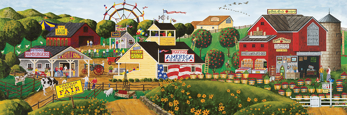 Apple Annie's Carnival Time Americana Jigsaw Puzzle