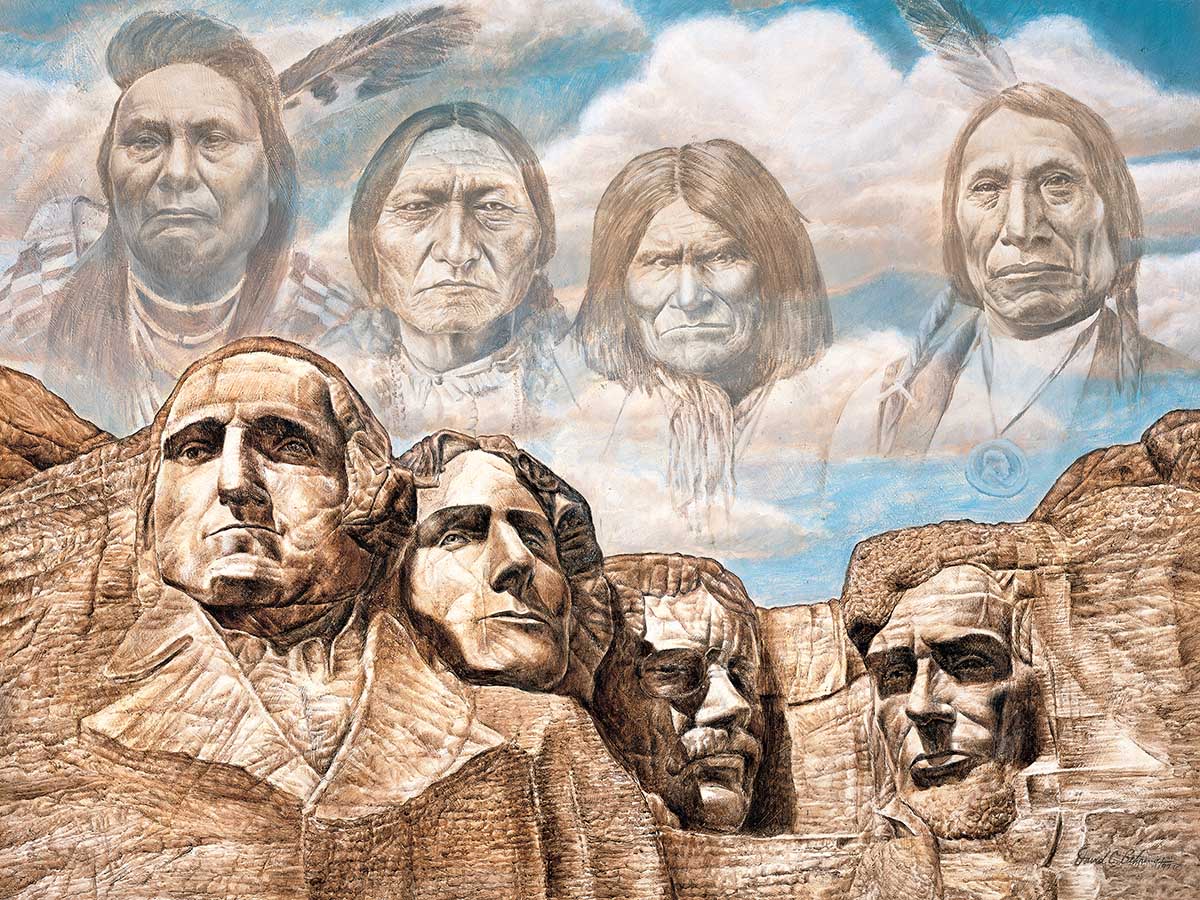 Founding Fathers Landmarks & Monuments Jigsaw Puzzle