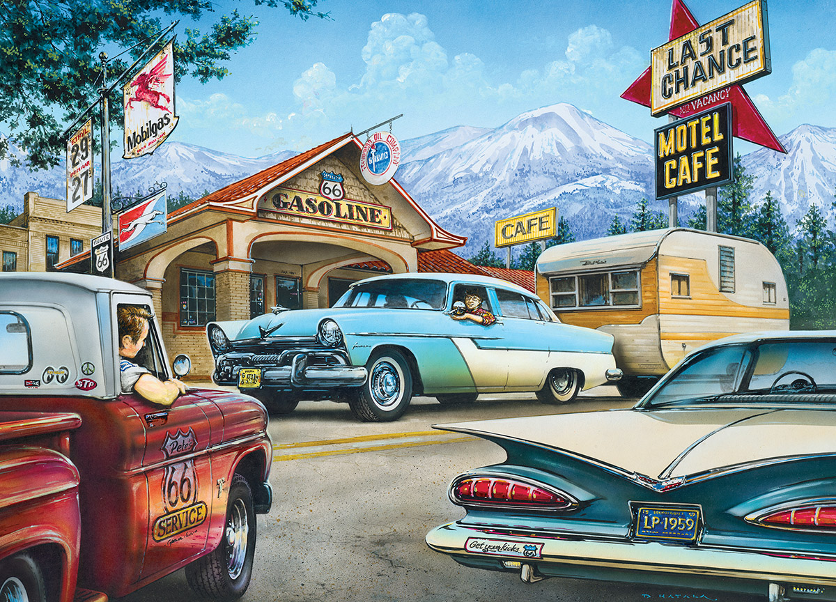 On the Road Again Car Jigsaw Puzzle