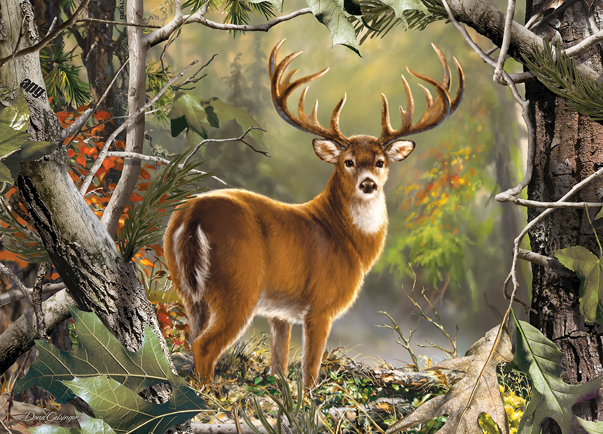 Backcountry Buck Forest Animal Jigsaw Puzzle