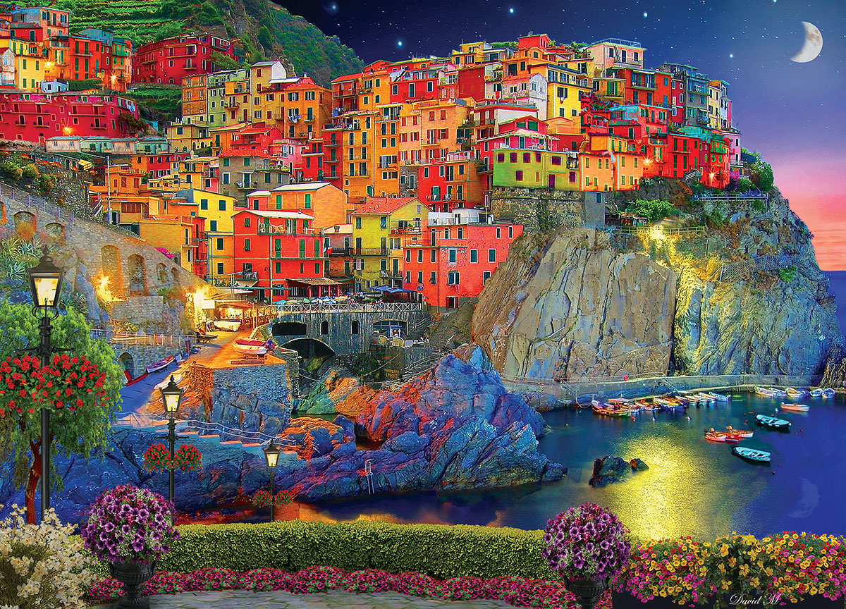 Evening Glow Italy Jigsaw Puzzle