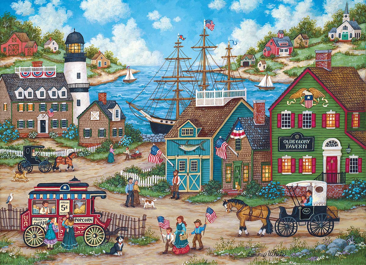 The Young Patriots Americana Jigsaw Puzzle