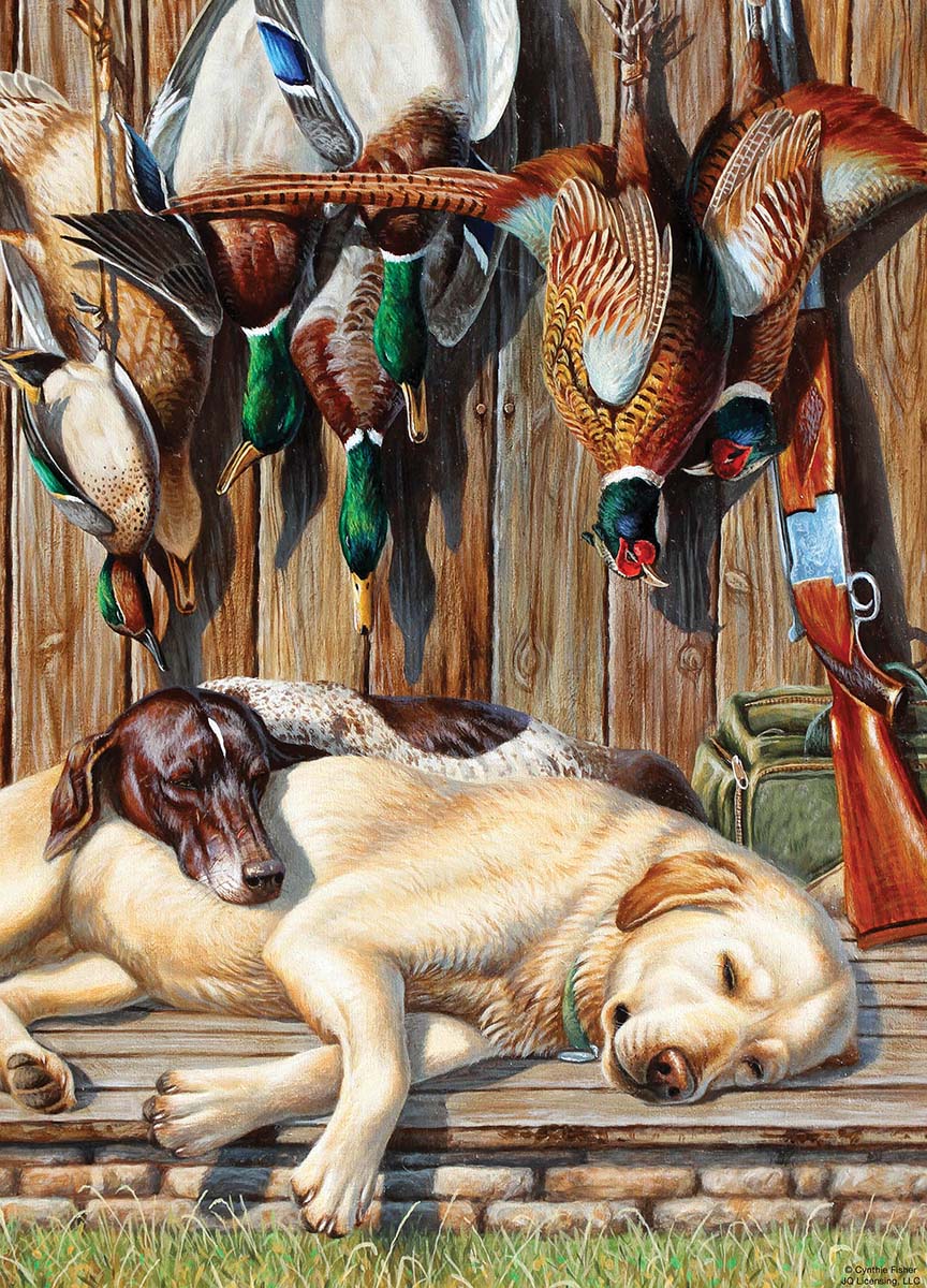All Tuckered Out Dogs Jigsaw Puzzle
