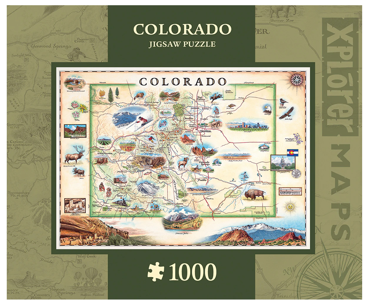 Colorado Maps & Geography Jigsaw Puzzle