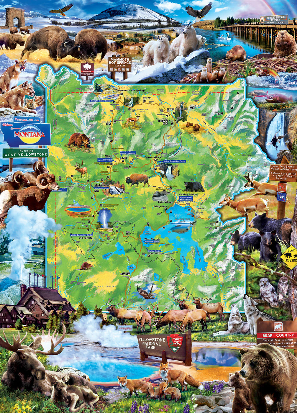 Yellowstone - Scratch and Dent Maps & Geography