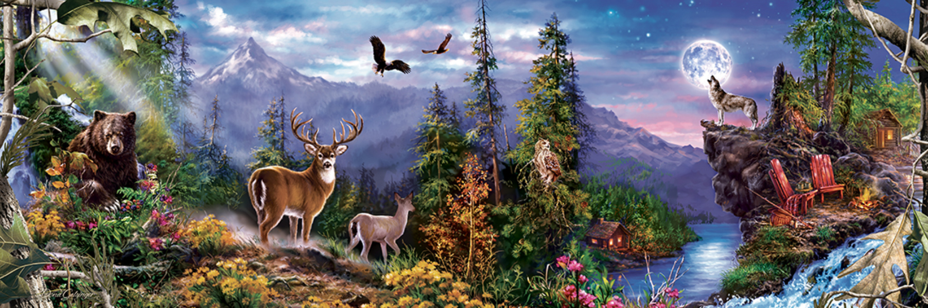 Realtree Forest Animal Jigsaw Puzzle