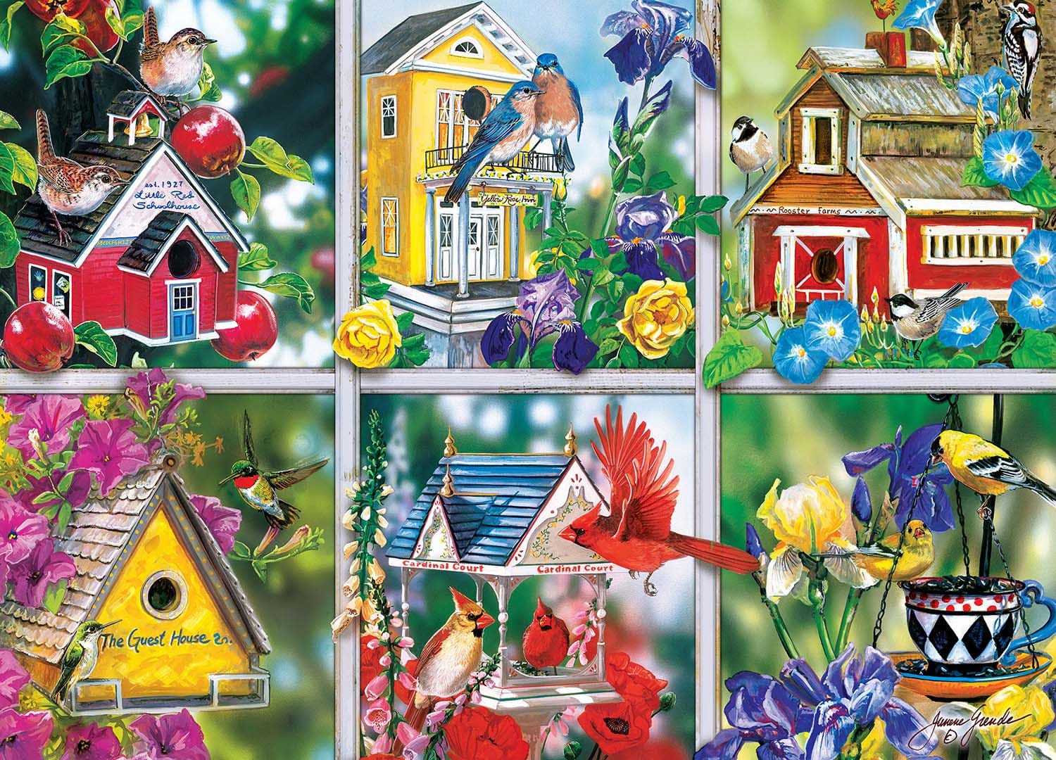 Birdhouse Village Birds