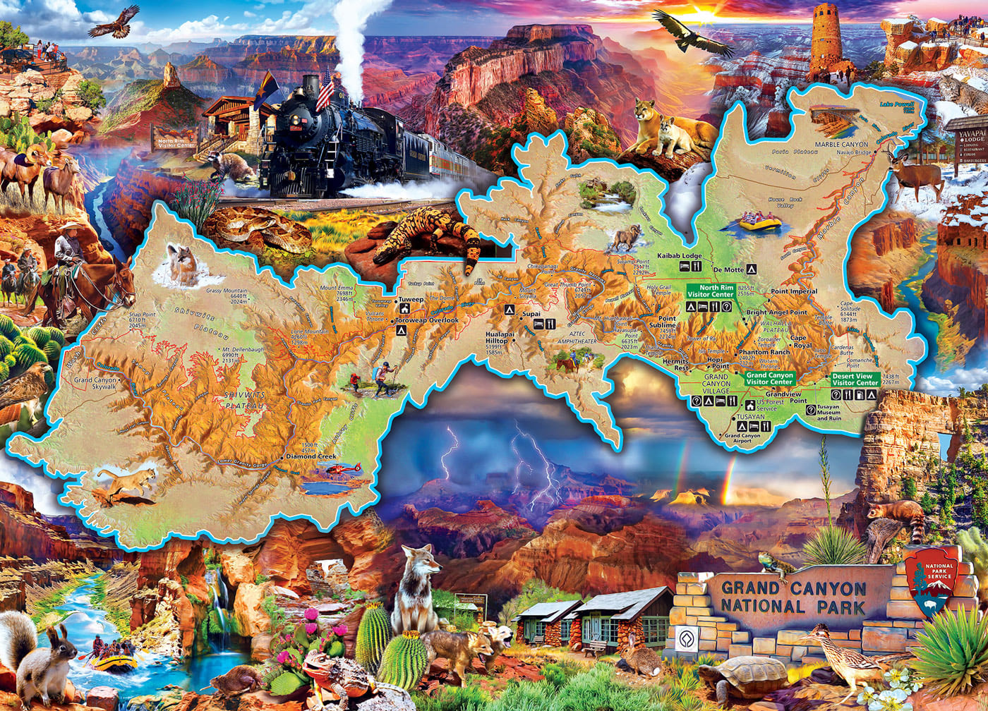 National Park - Grand Canyon Maps & Geography