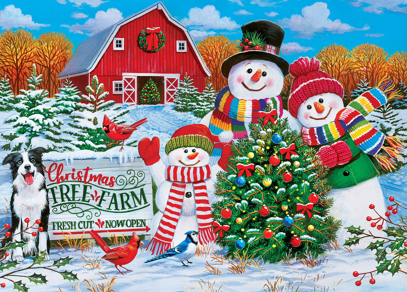 Holiday Tree Farm Farm Jigsaw Puzzle