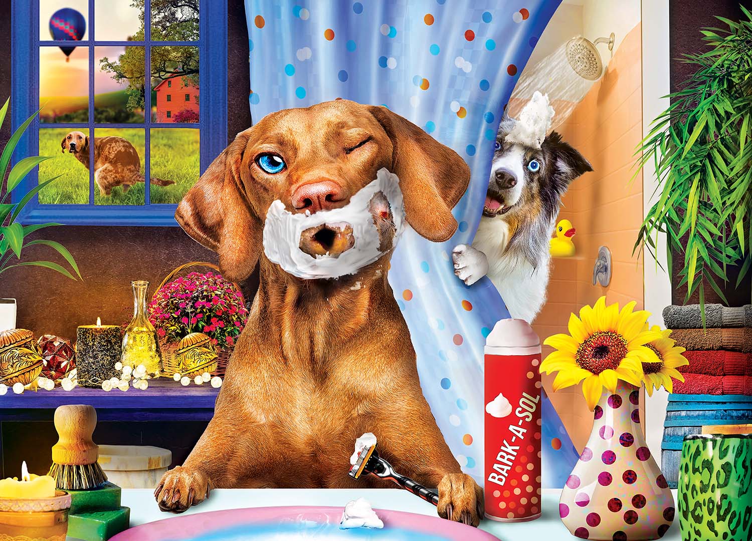 Wild & Whimsical - The Three S's Dogs Jigsaw Puzzle
