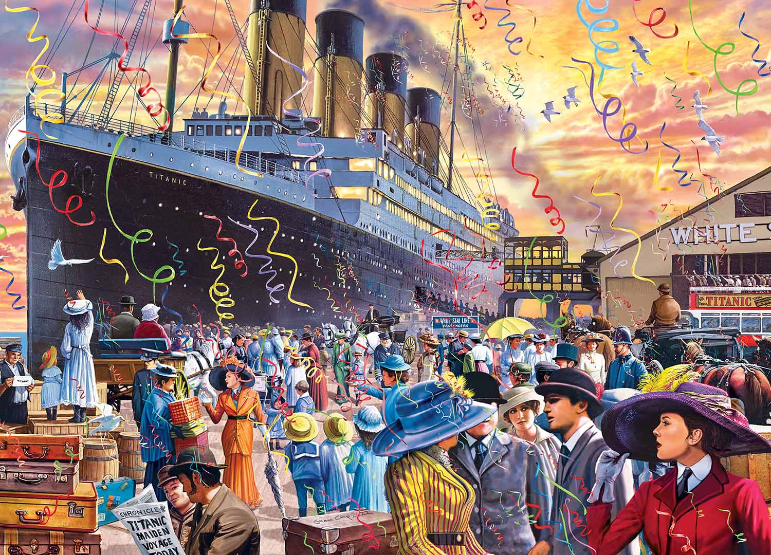 Titanic Underway People Jigsaw Puzzle