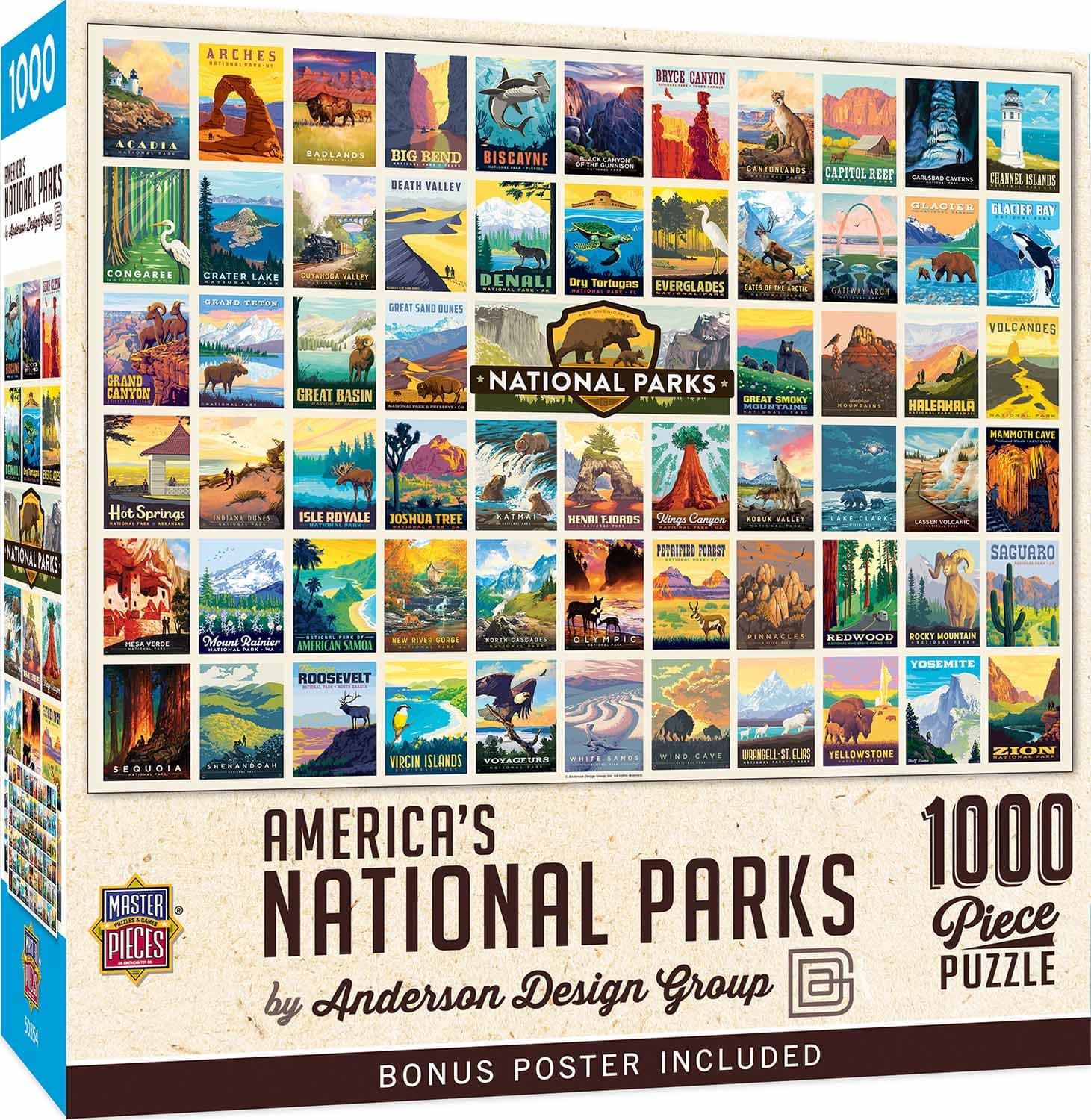 National Parks - Vintage Collage Poster Art