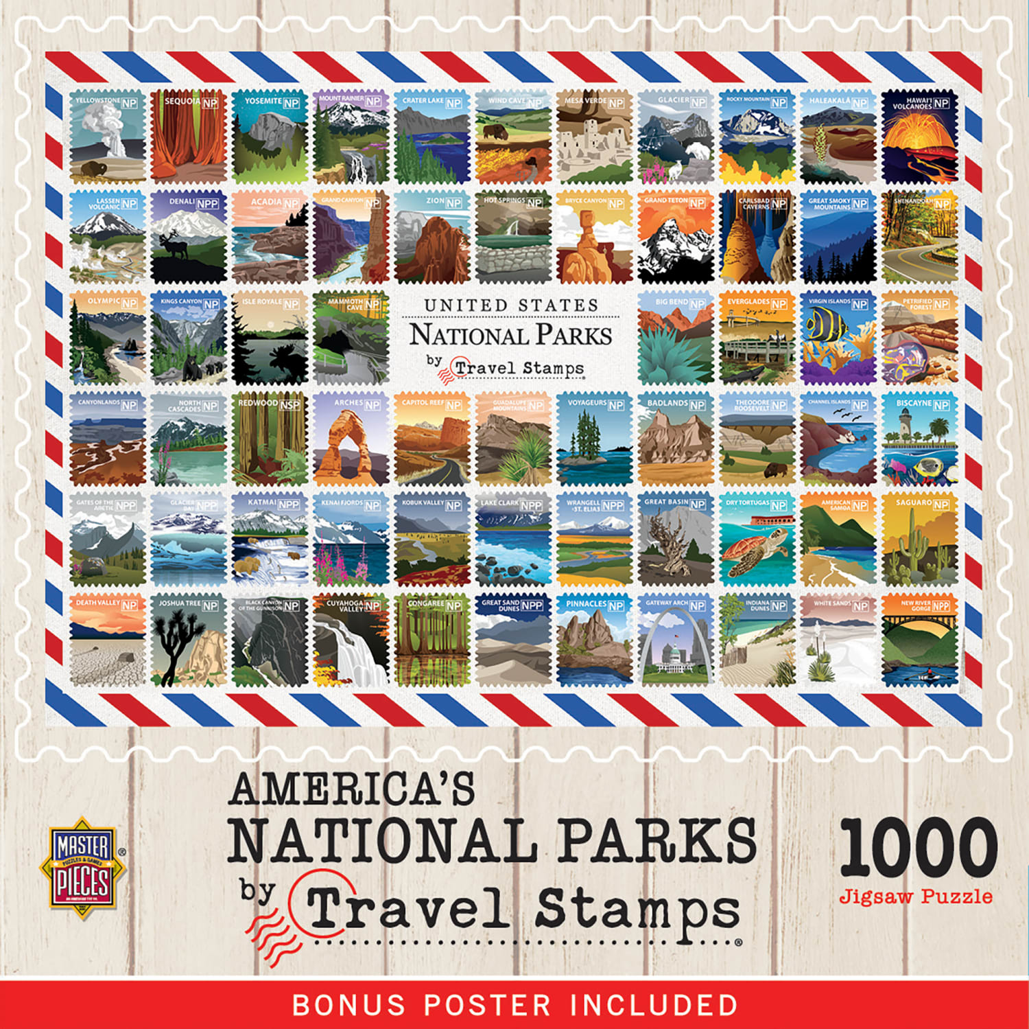National Parks - Travel Stamps