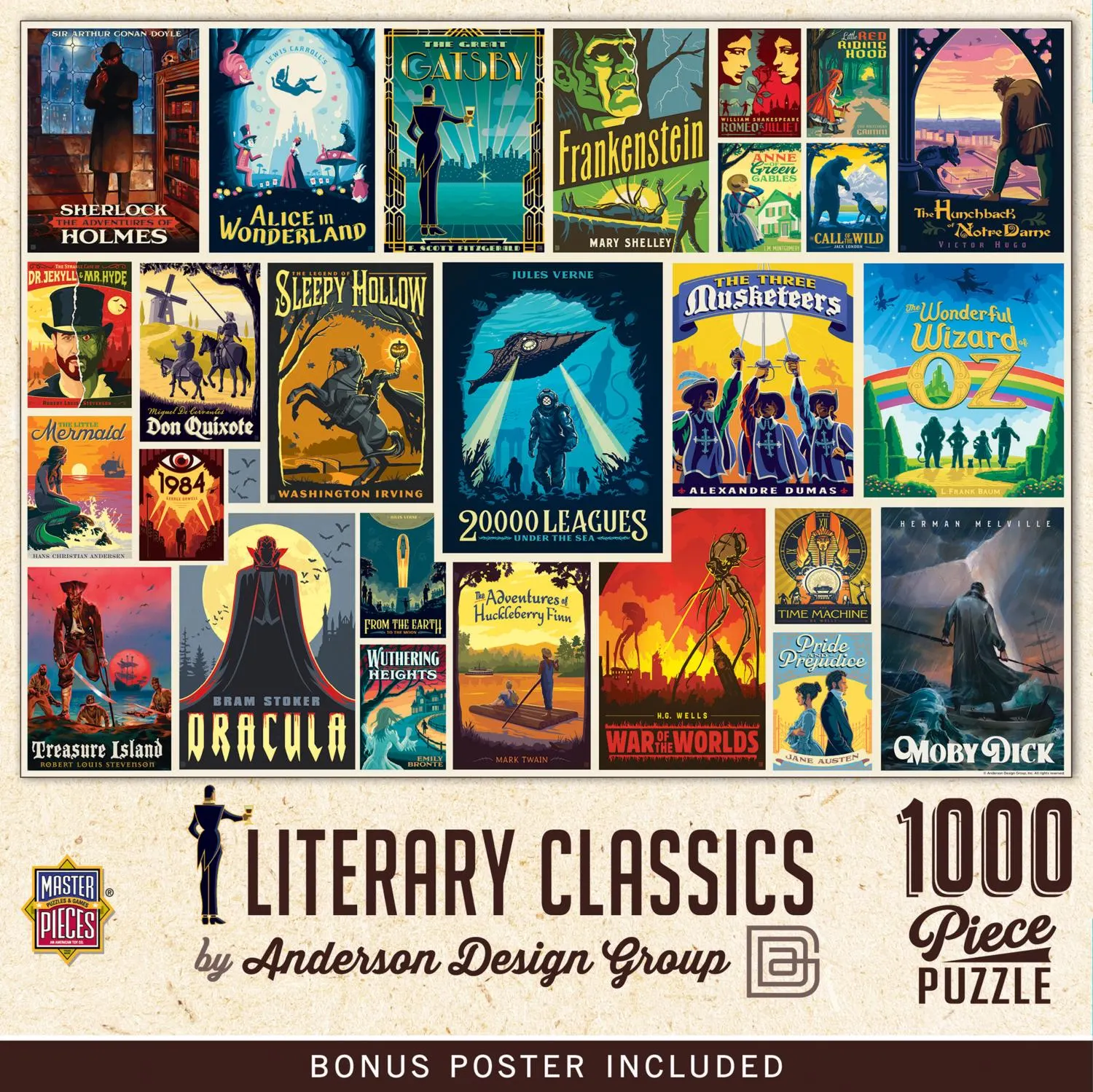 Vintage Posters - Literary Classics  Collage