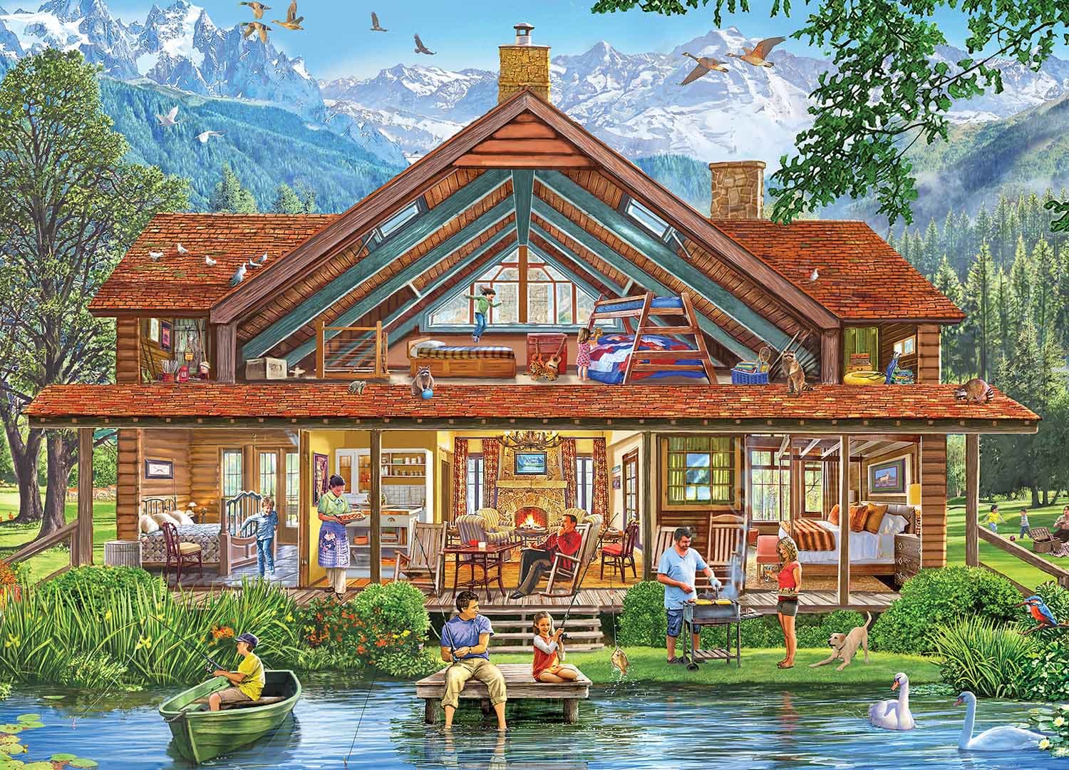 Inside Out - Camping Lodge Around the House