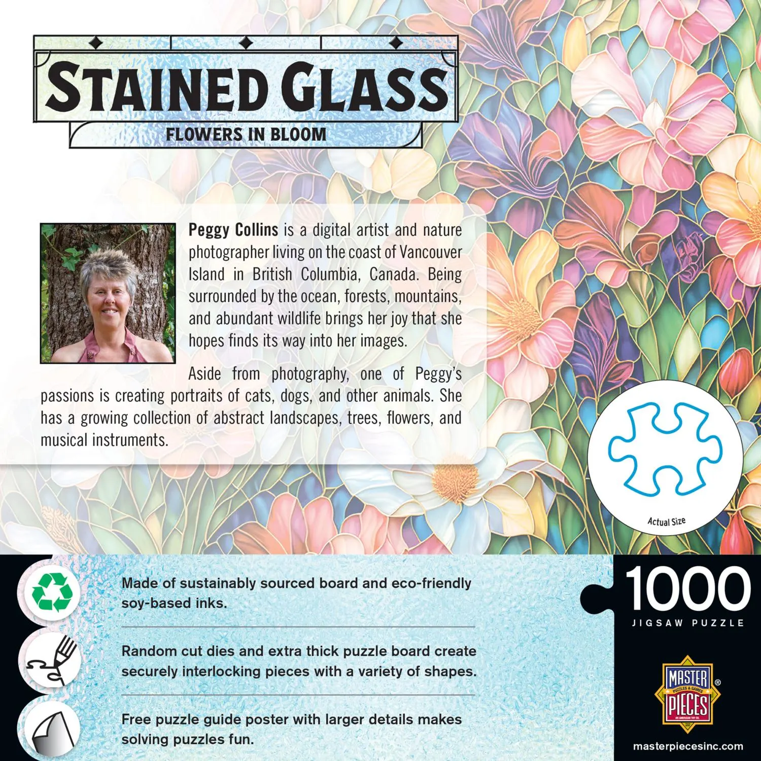 Stained Glass - Flowers in Bloom