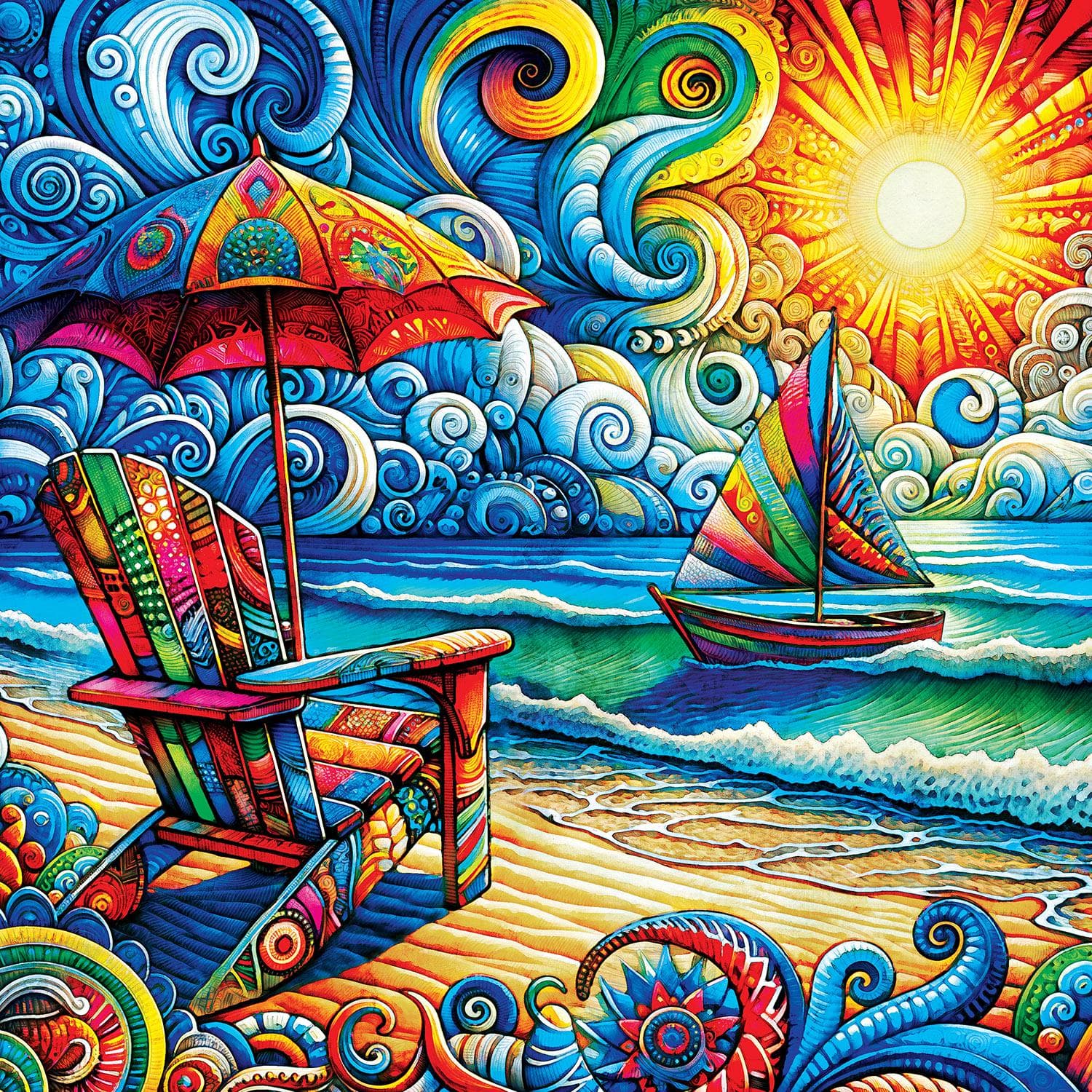 Kaleidoscope - Beach Day - Scratch and Dent Beach & Ocean