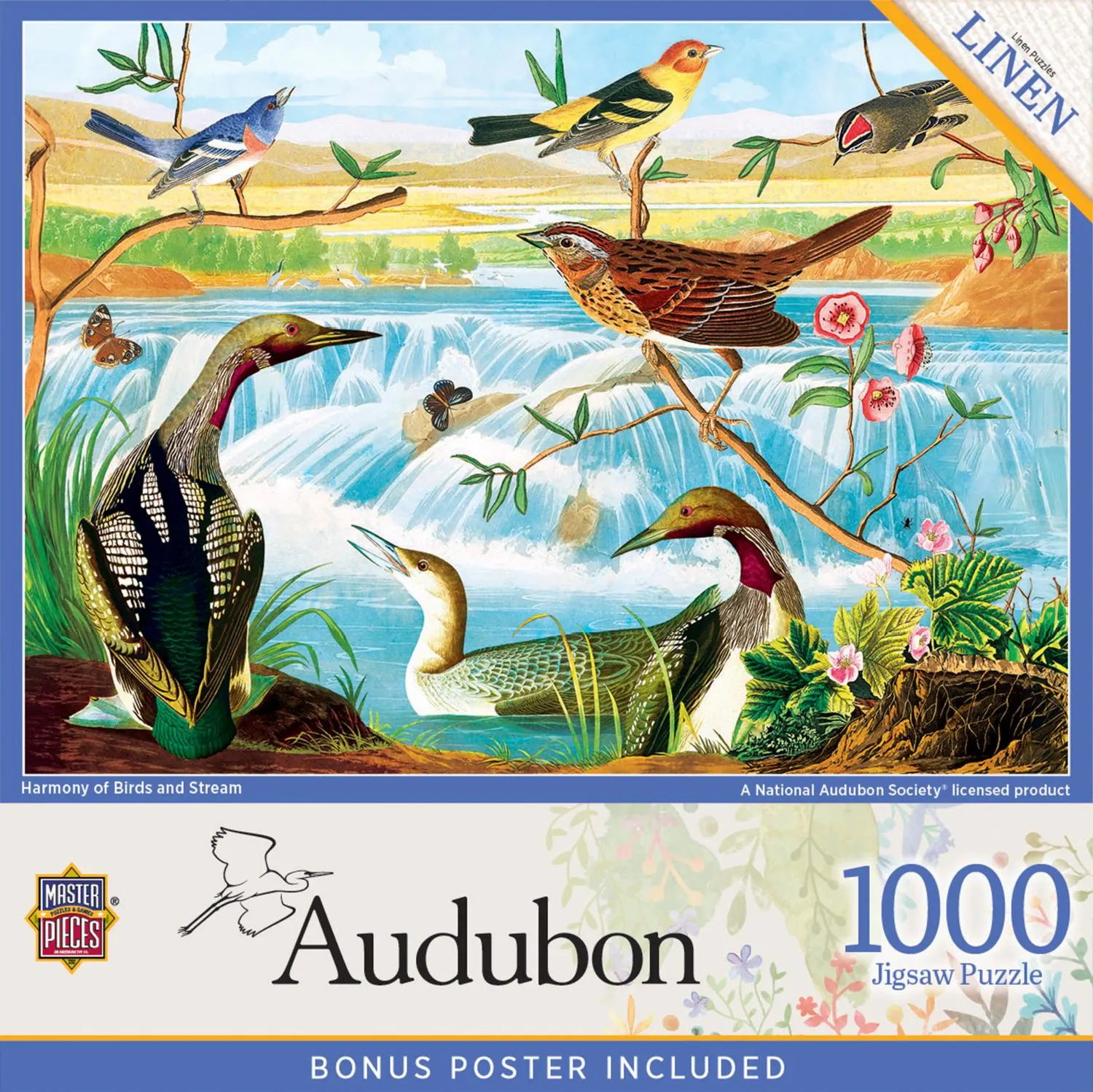 Audubon - Harmony of Birds and Stream Birds
