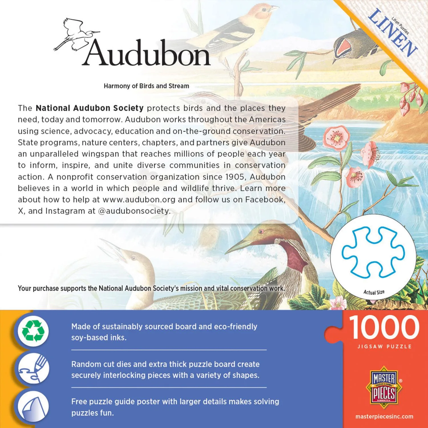 Audubon - Harmony of Birds and Stream