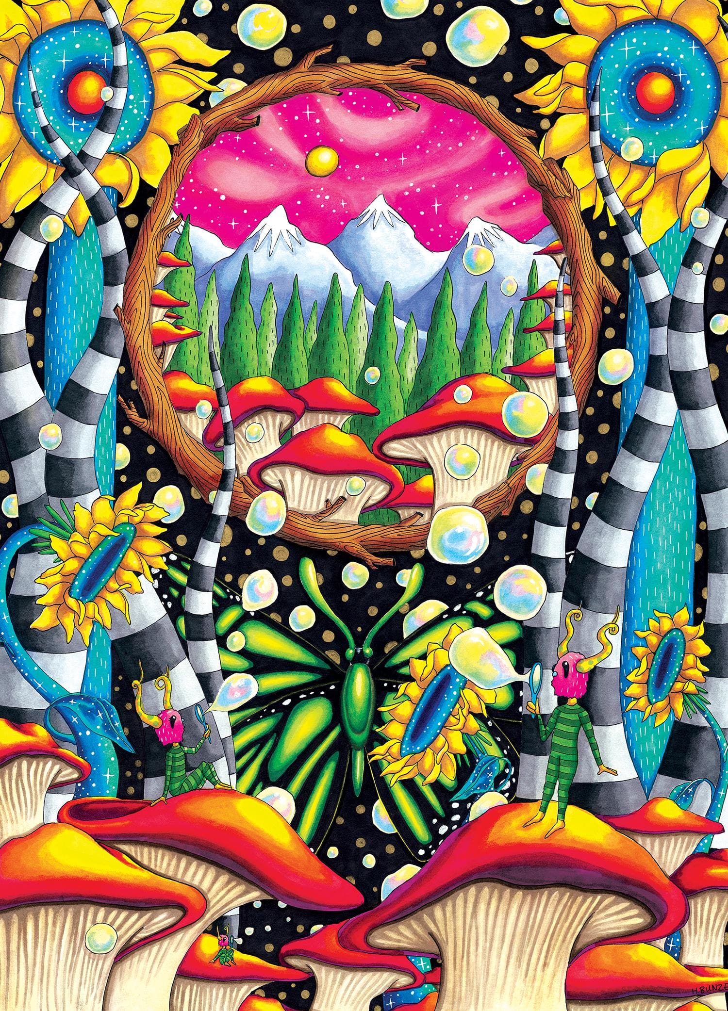 Wonderous Worlds - Feeling Bubbly Flower & Garden