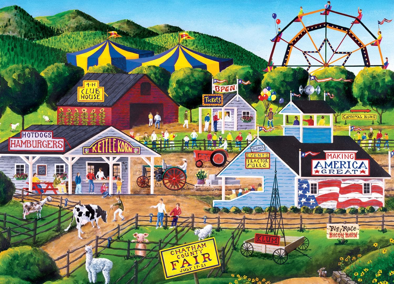 Fairs & Festivals - Summer Carnival Countryside