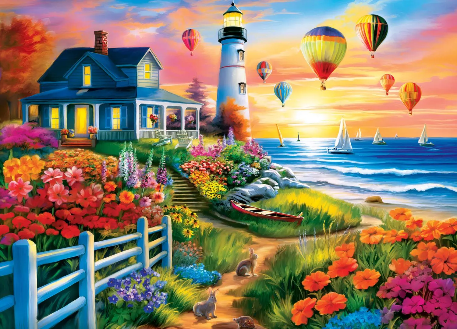 Art Gallery - Daybreak Balloons Lighthouse