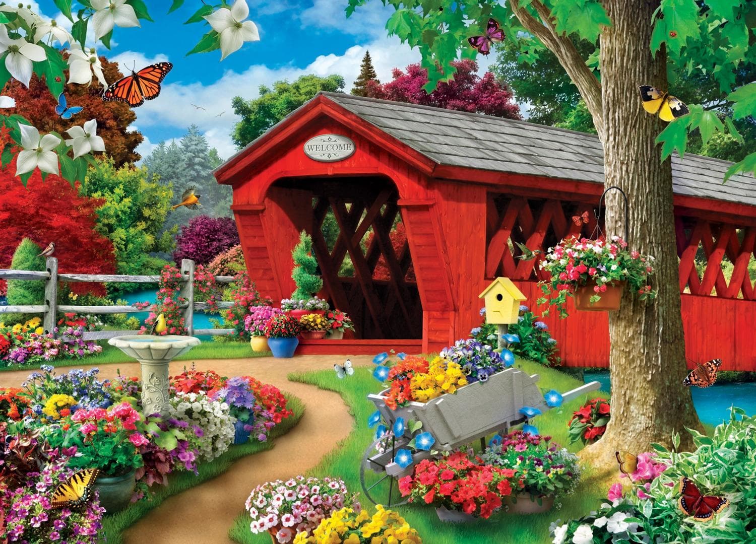 Memory Lane - Butterfly Bridge Flower & Garden