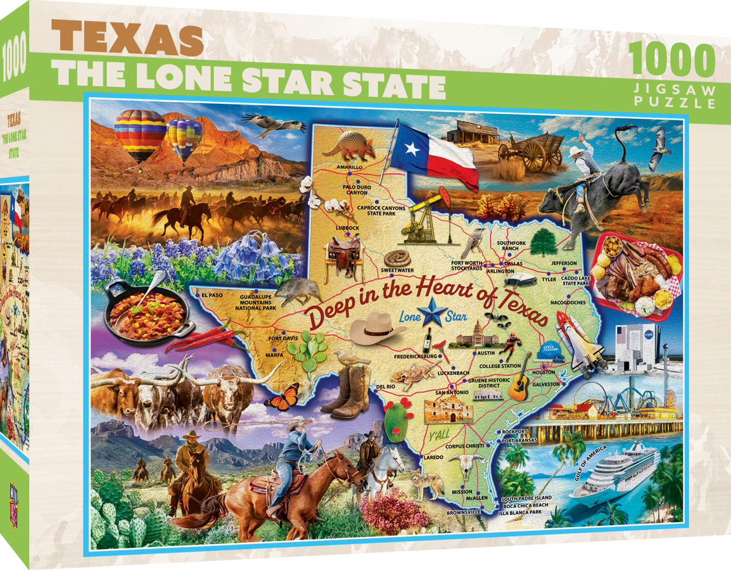 National Parks - Texas Map